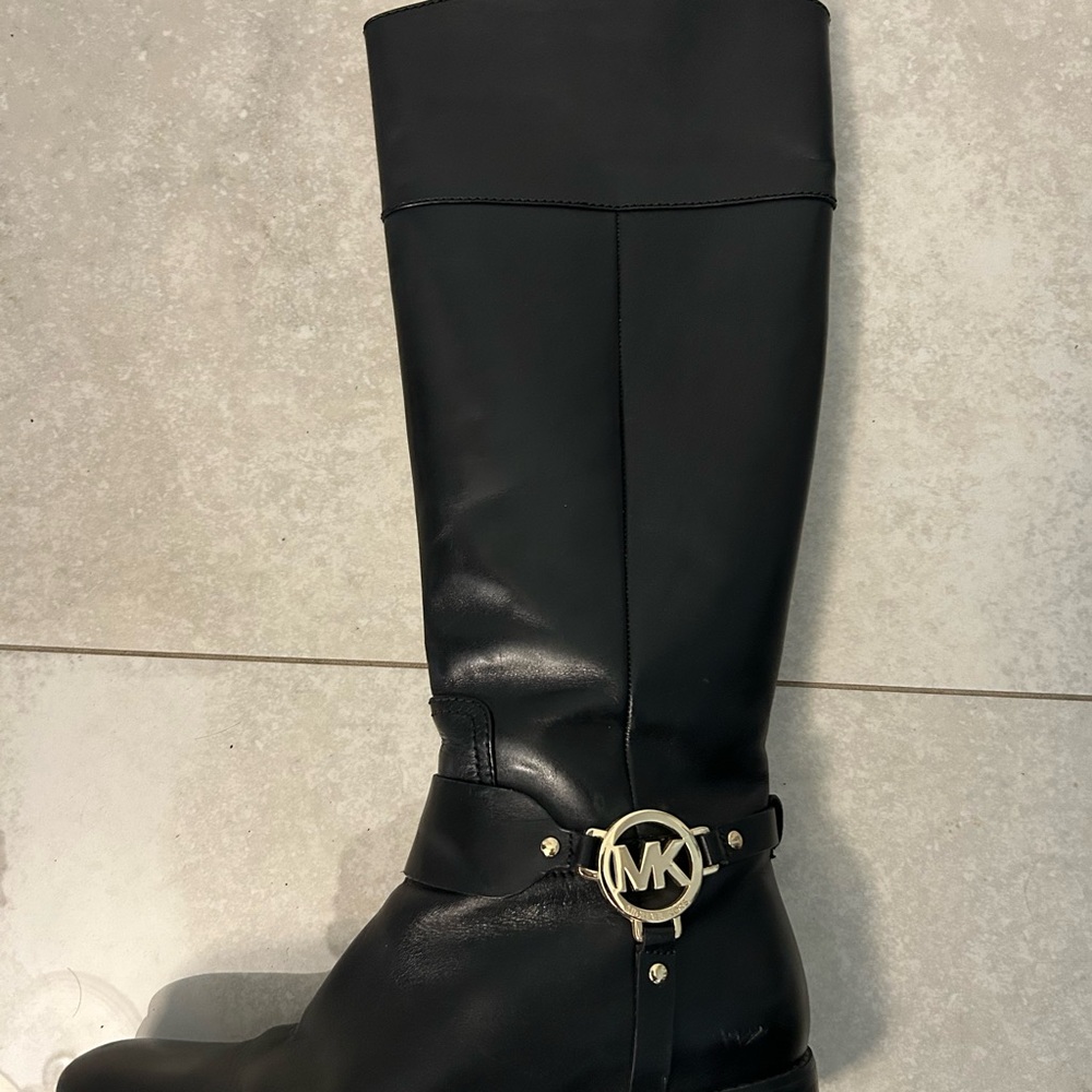 Michael Kors Black Heeled Boots